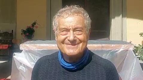 Monsignor Giovanni Nerbini all'arrivo al santuario di Boccadirio