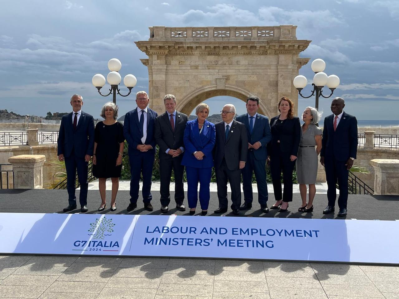 
	Foto di gruppo dei delegati G7 Lavoro (foto Mario Rosas)

