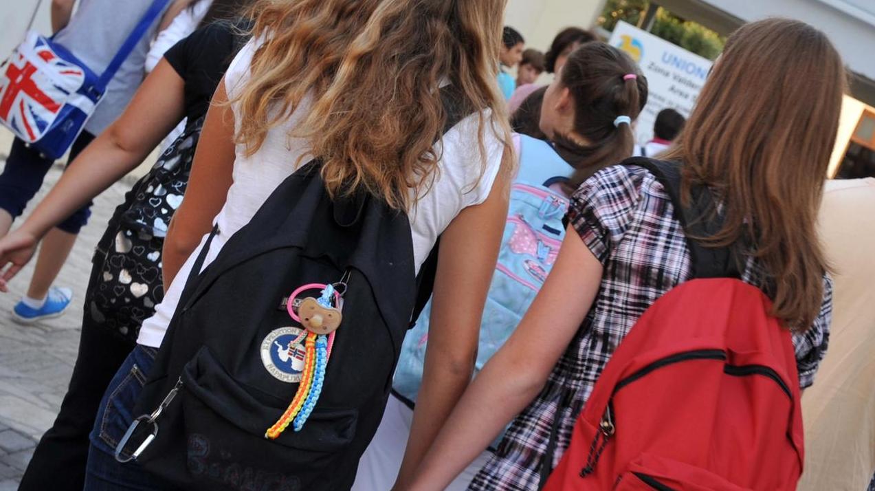 Alunni a scuola (foto d'archivio)