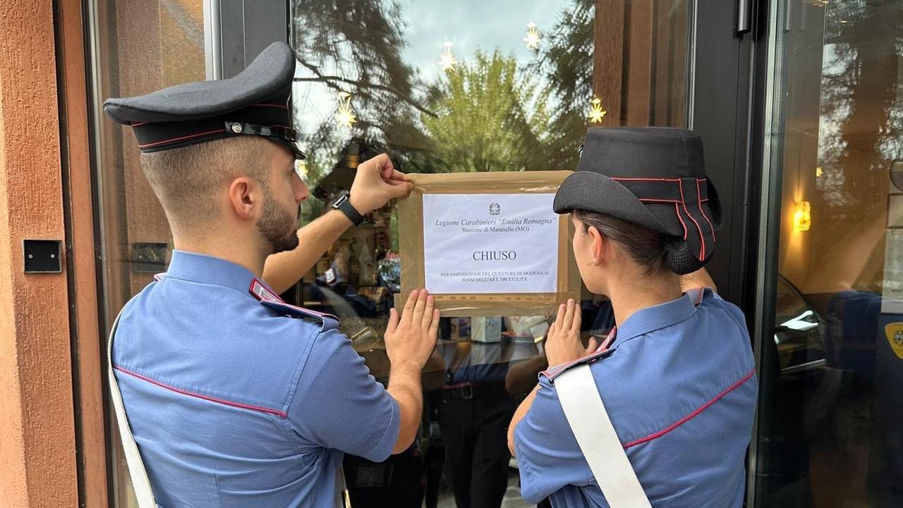 Rissa e clienti con precedenti: bar di Maranello chiuso per 15 giorni