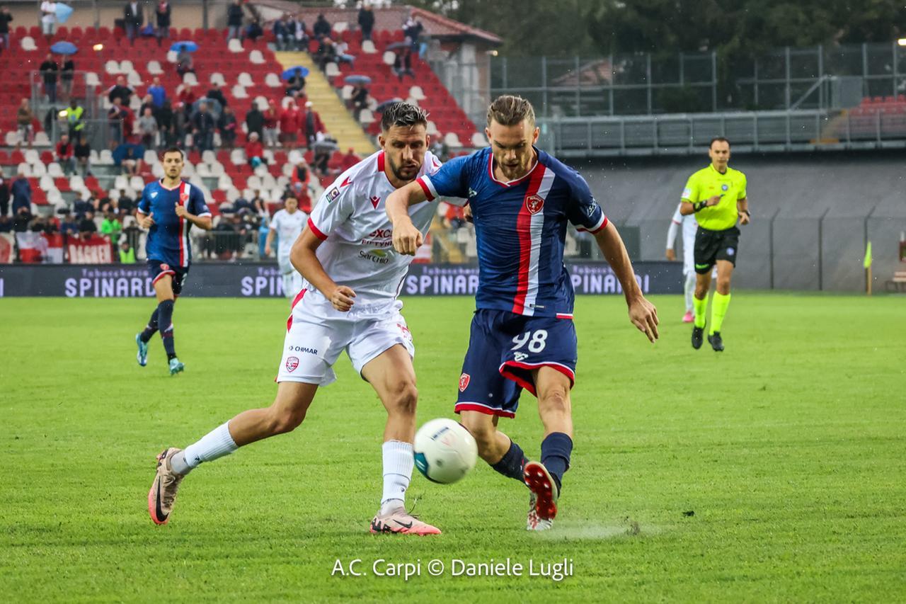 Il Carpi nella tana della capolista: «Entella? Gara difficile e fisica»