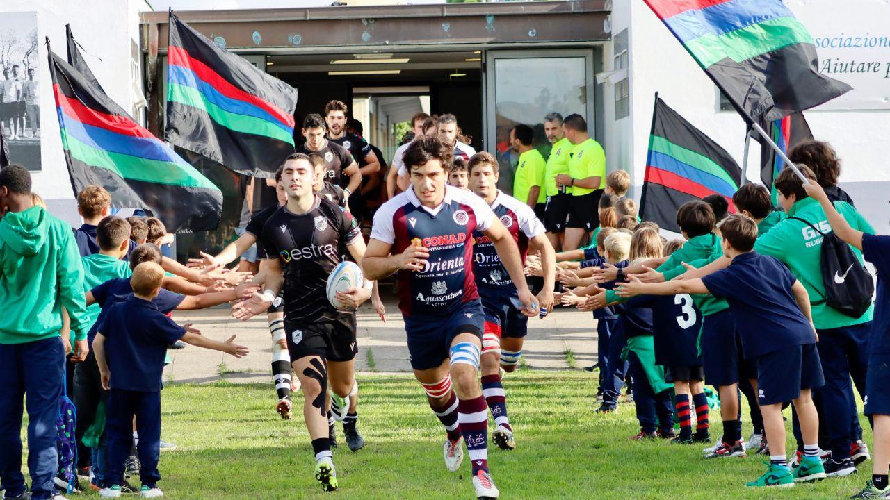 L’ingresso in campo durante una partita dei Cavalieri