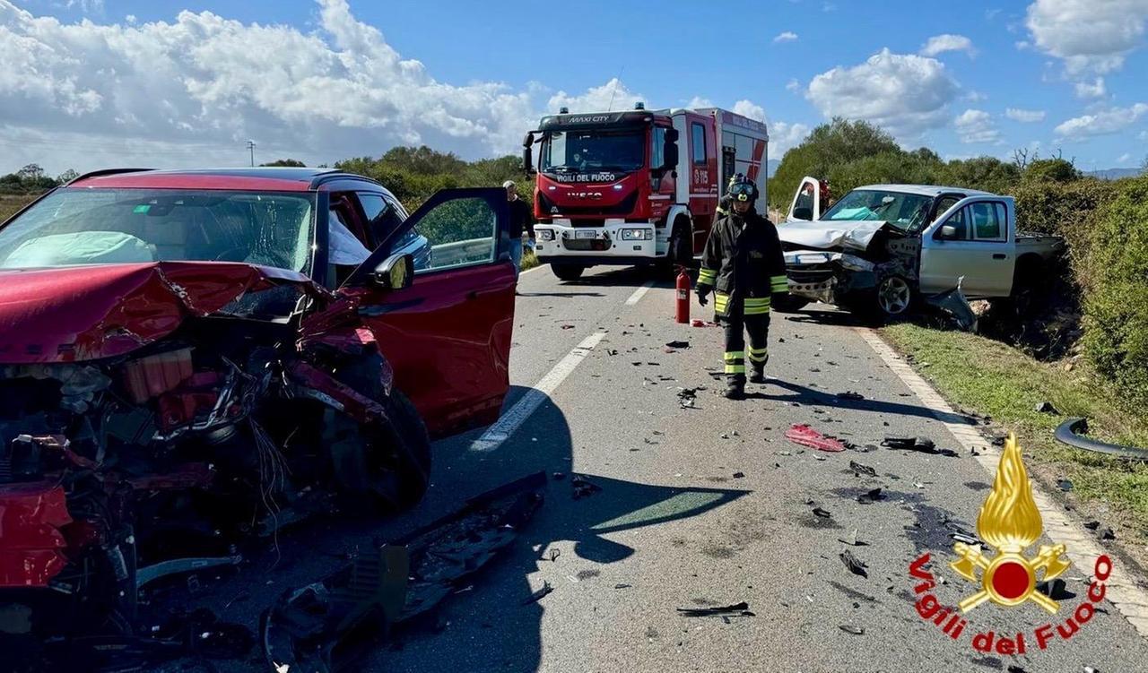 Olbia, incidente alle porte di Murta Maria: due feriti