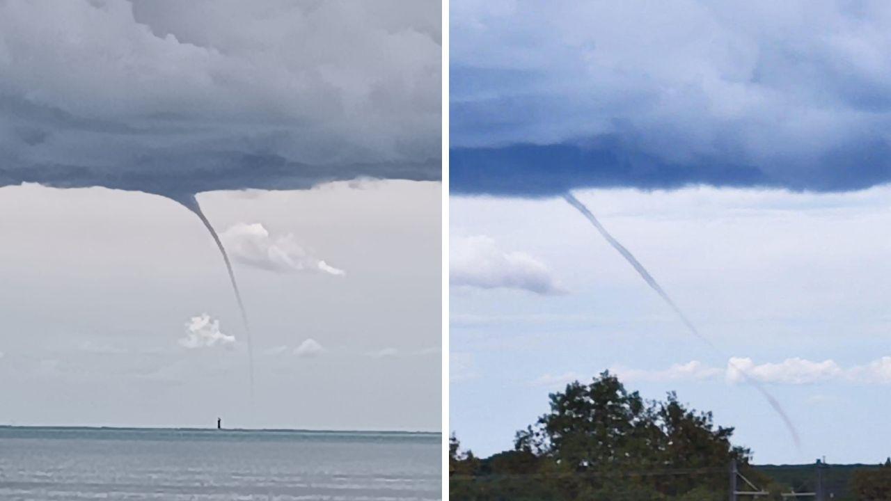 
	La tromba marina al largo della costa livornese&nbsp;

