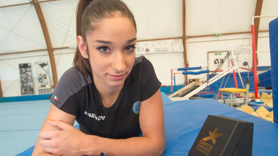 La campionessa Elisa Iorio oggi in Gazzetta