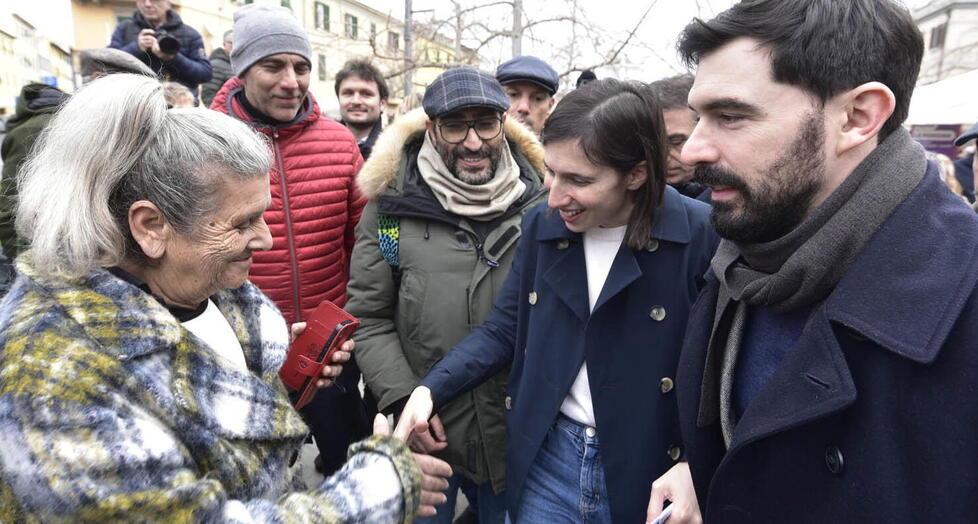 
	Elly Schlein durante la visita del 28 gennaio 202

