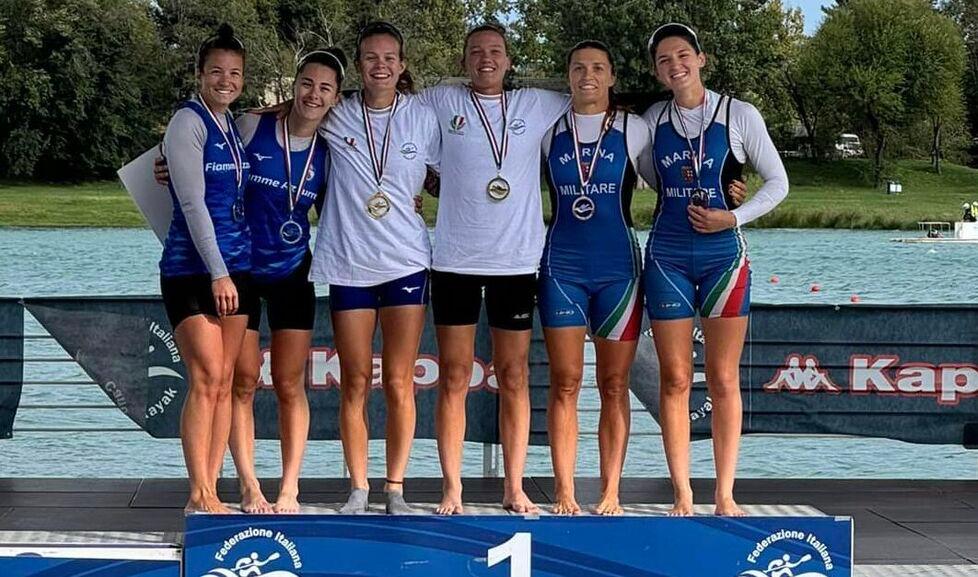 Kayak, Lucrezia Zironi campionessa italiana nei mille metri del K2