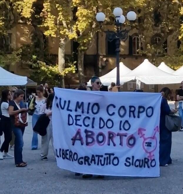 Lucca, contestato il video pro vita: arriva la polizia