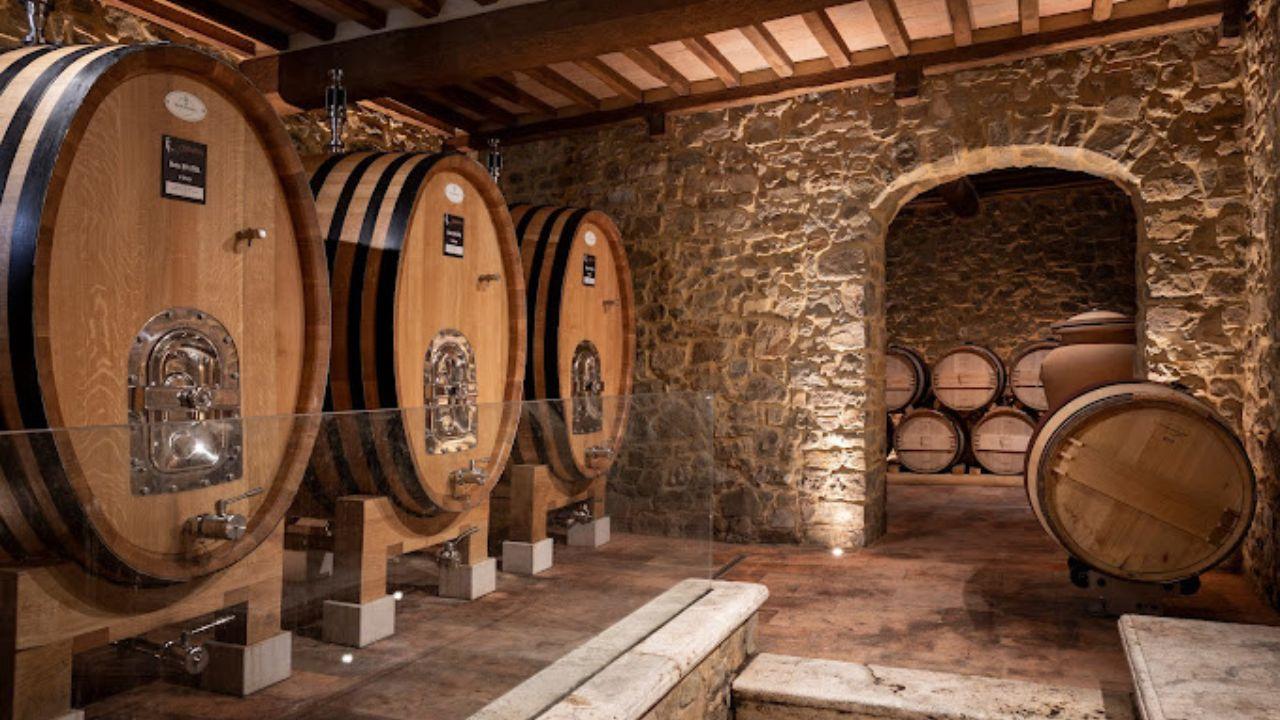 La cantina sulle colline toscane