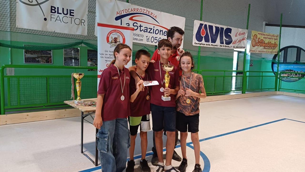 Livorno scacchi, vittoria dell’Under 12 al campionato regionale giovanile a squadre