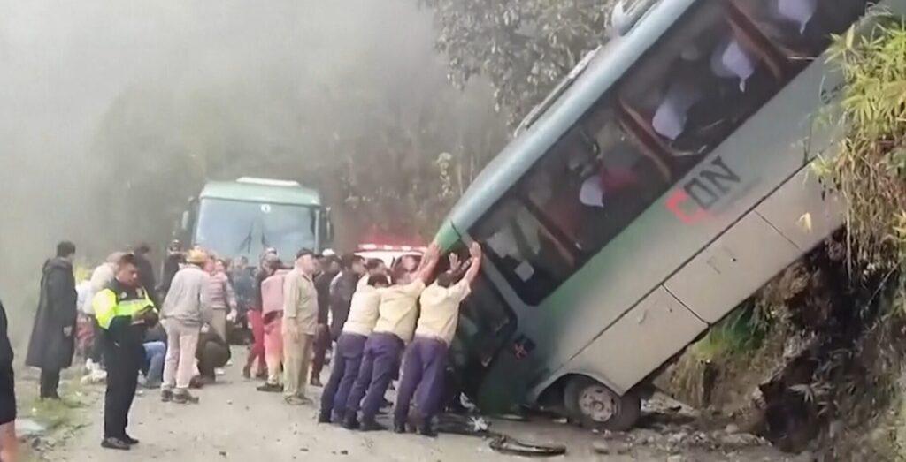 
	Il bus coinvolto nell'incidente

