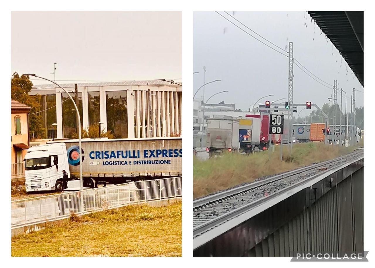 Tir rimane bloccato di traverso lungo la Cisa, traffico in tilt a Lentigione