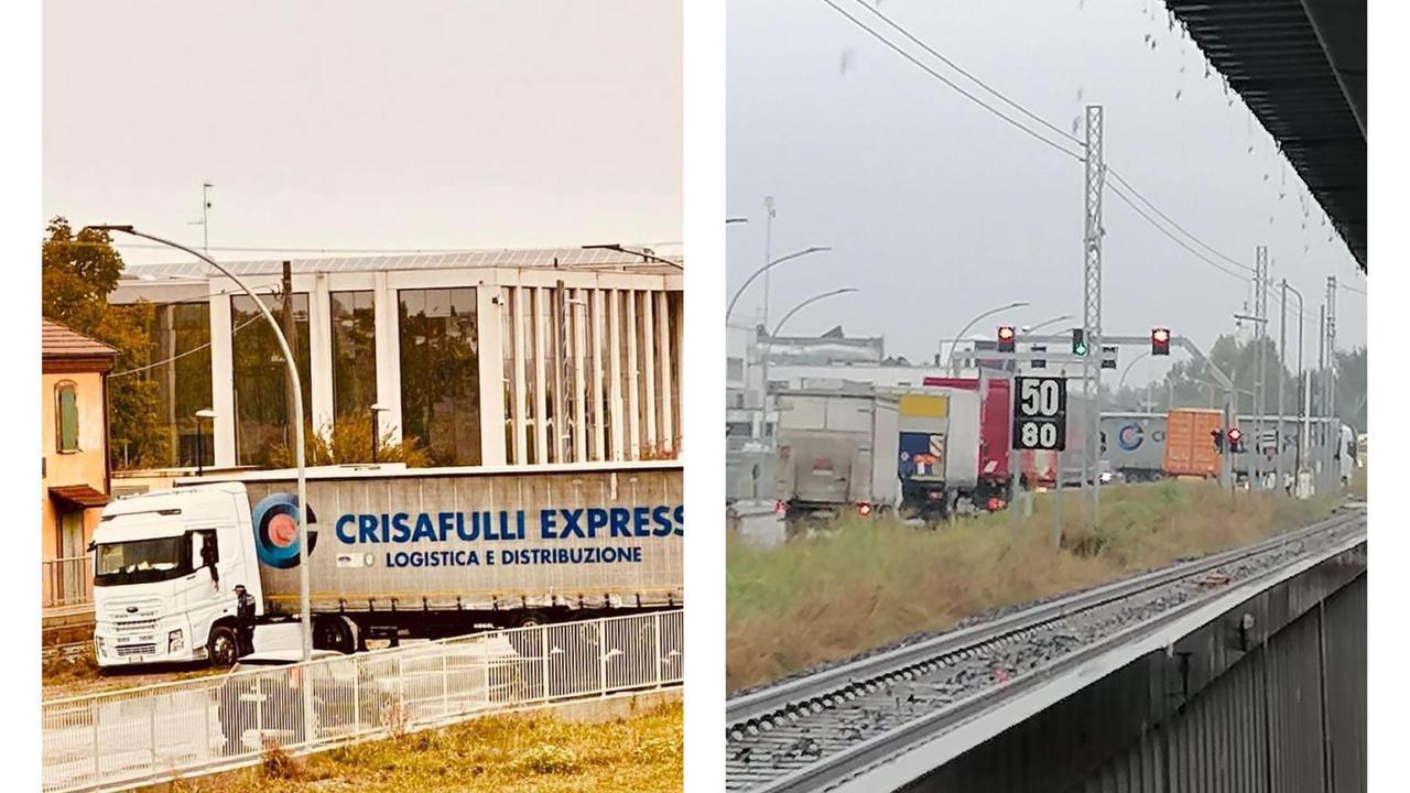 Tir rimane bloccato di traverso lungo la Cisa, traffico in tilt a Lentigione