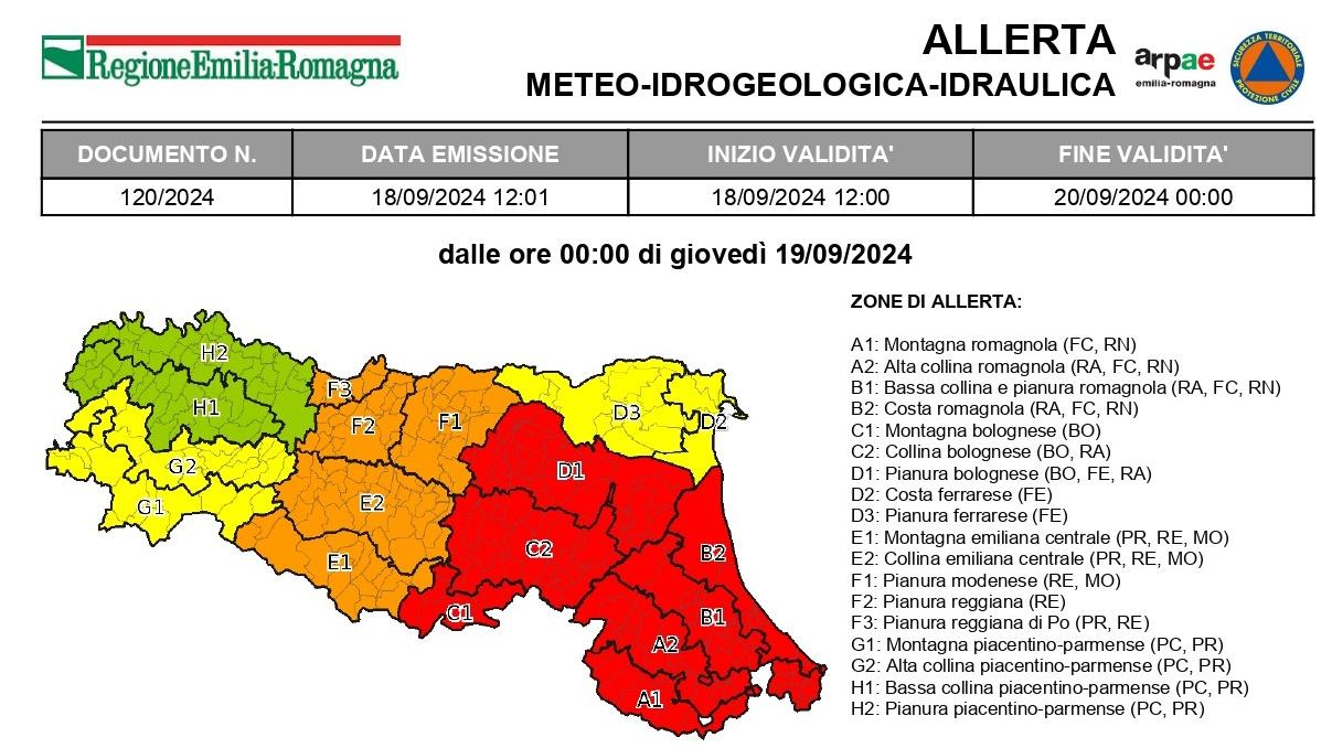 Maltempo, allerta meteo arancione a Modena: si monitorano i ponti