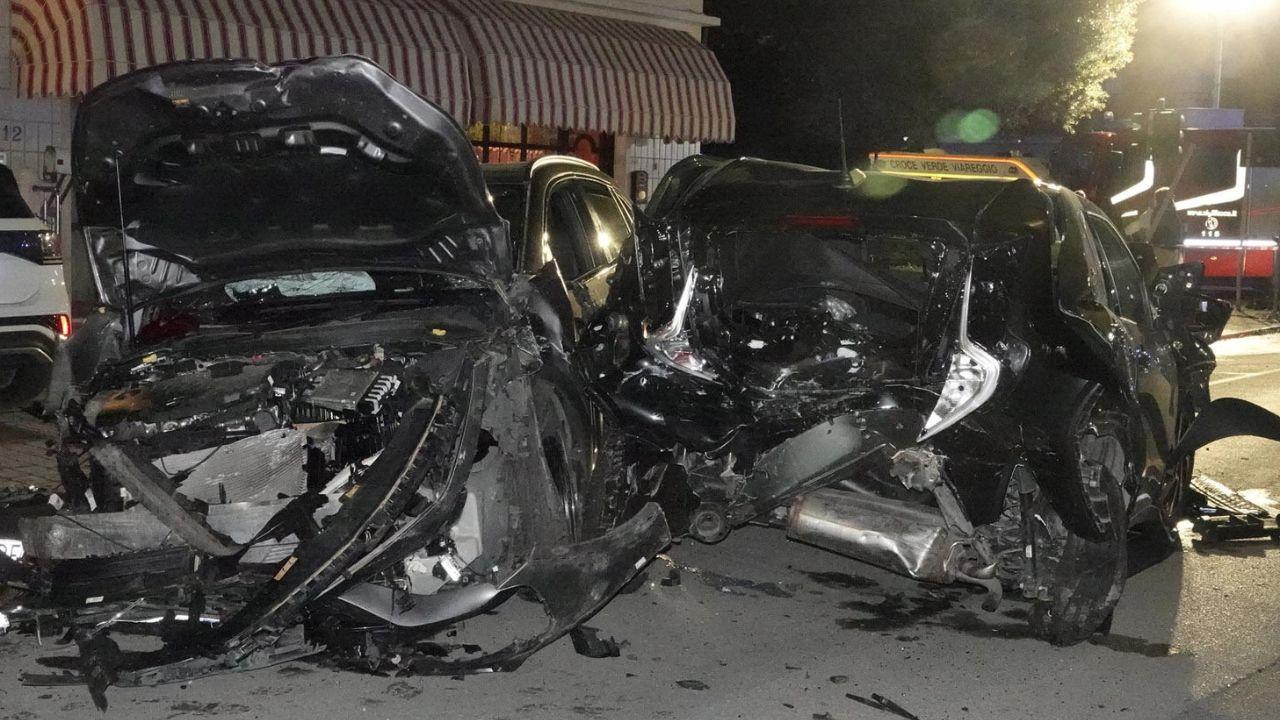 
	L'incidente a Camaiore (foto Paglianti)


