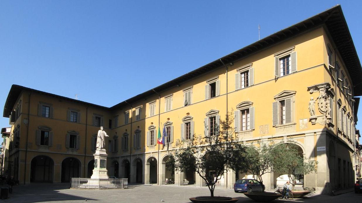 Il palazzo del Comune di Prato