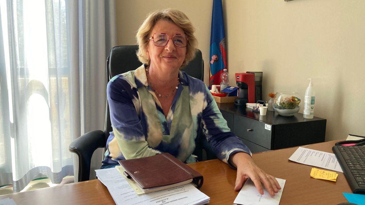 la sindaca di Cecina Lia Burgalassi