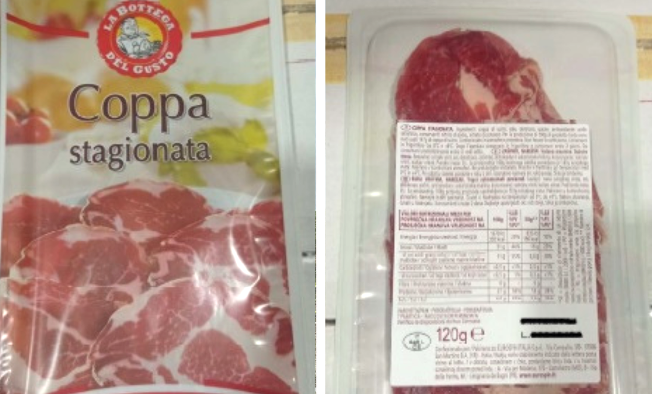 Listeria, richiamati lotti di coppa stagionata prodotti a Castelvetro