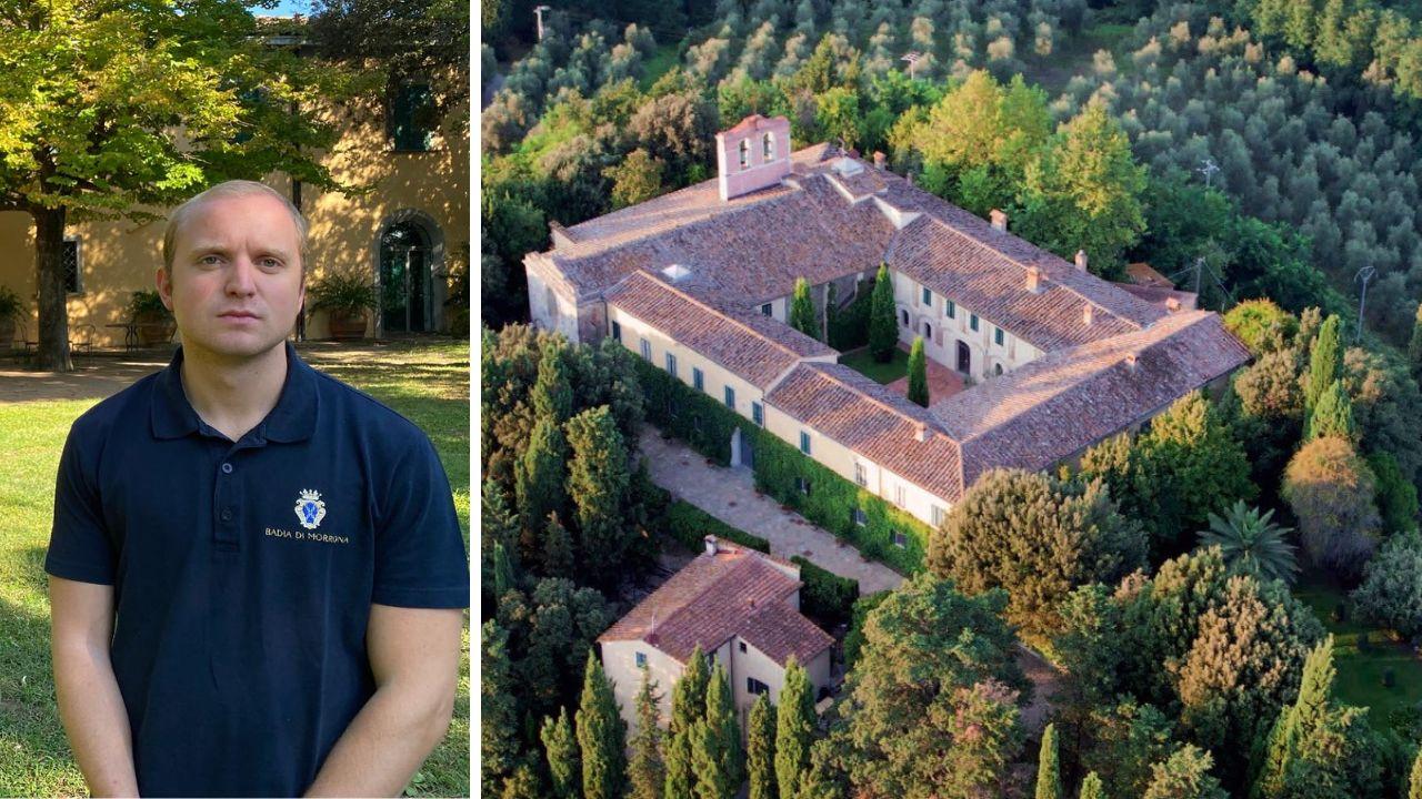 
	Lorenzo Serra Cervetti, 26 anni, e la tenuta

