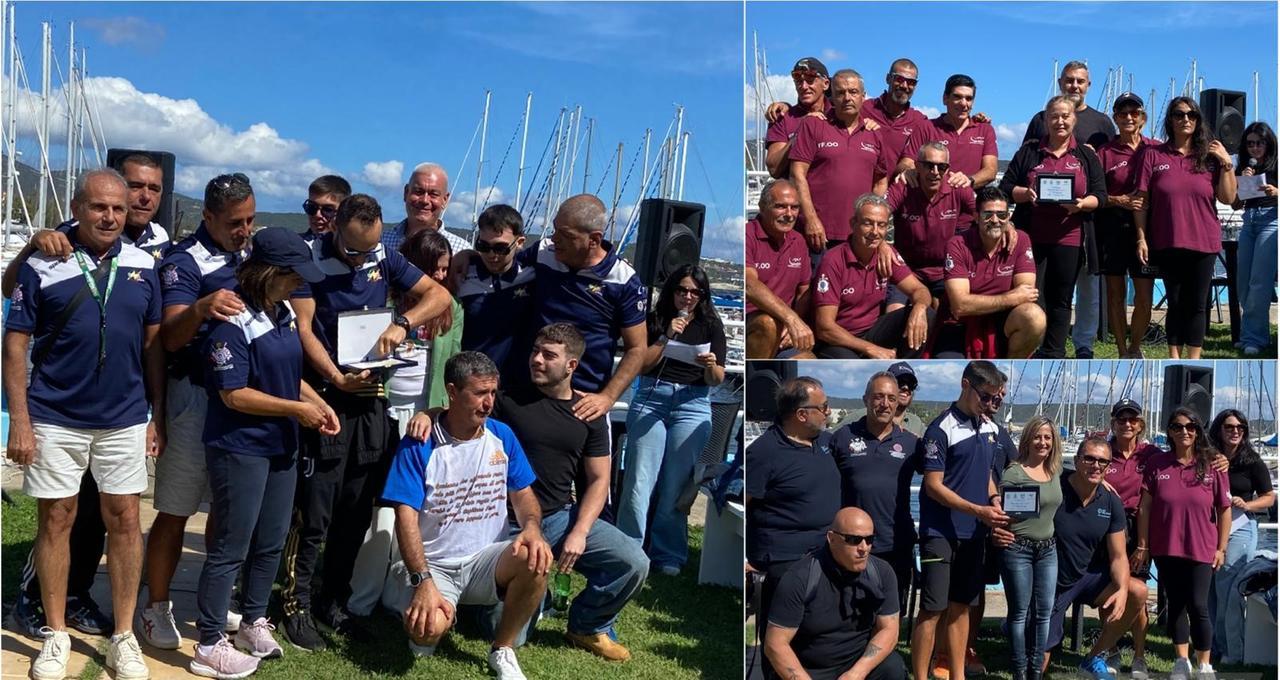 
	In grande l'equipaggio Enel, accanto Forze dell'ordine ed Equipaggio del cuore

