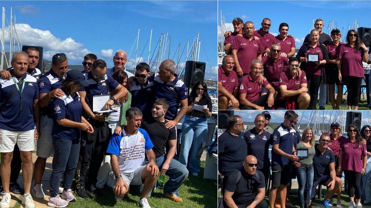 In grande l'equipaggio Enel, accanto Forze dell'ordine ed Equipaggio del cuore