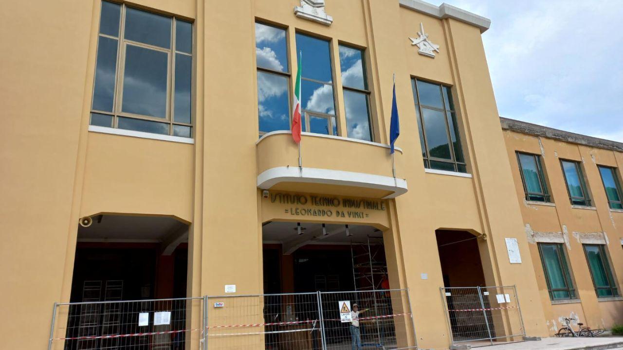 Cantiere all’Iti da Vinci
