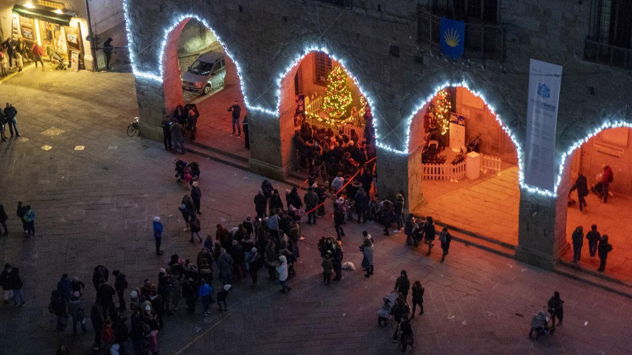 La Casa di Babbo Natale dello scorso anno in palazzo comunale