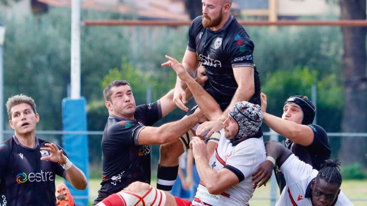 Un momento della partita tra Cavalieri Union Prato Sesto e Rangers Vicenza al termine del quale hanno prevalso gli ospiti