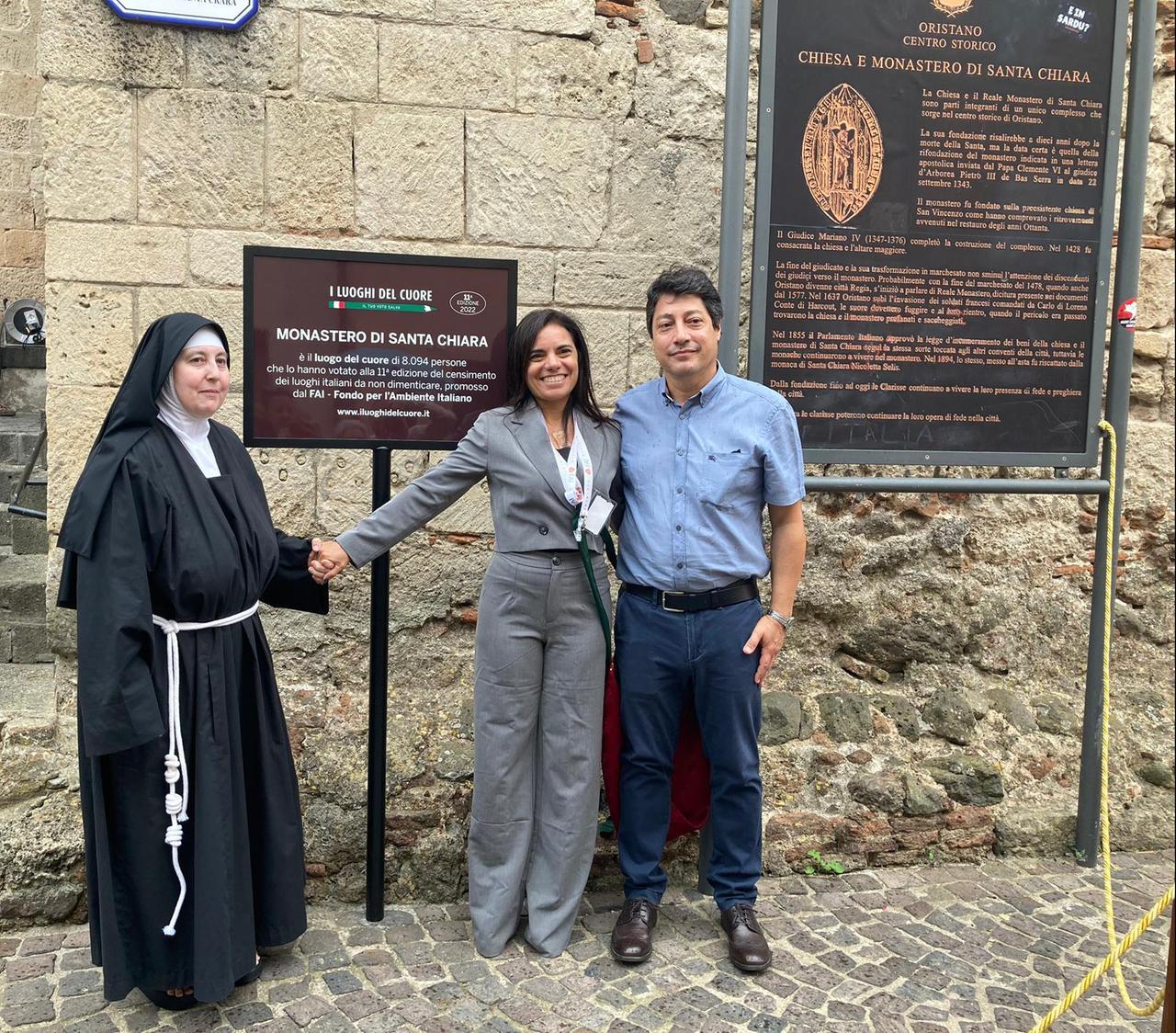 Oristano, il Monastero di Santa Chiara è ufficialmente luogo del cuore Fai
