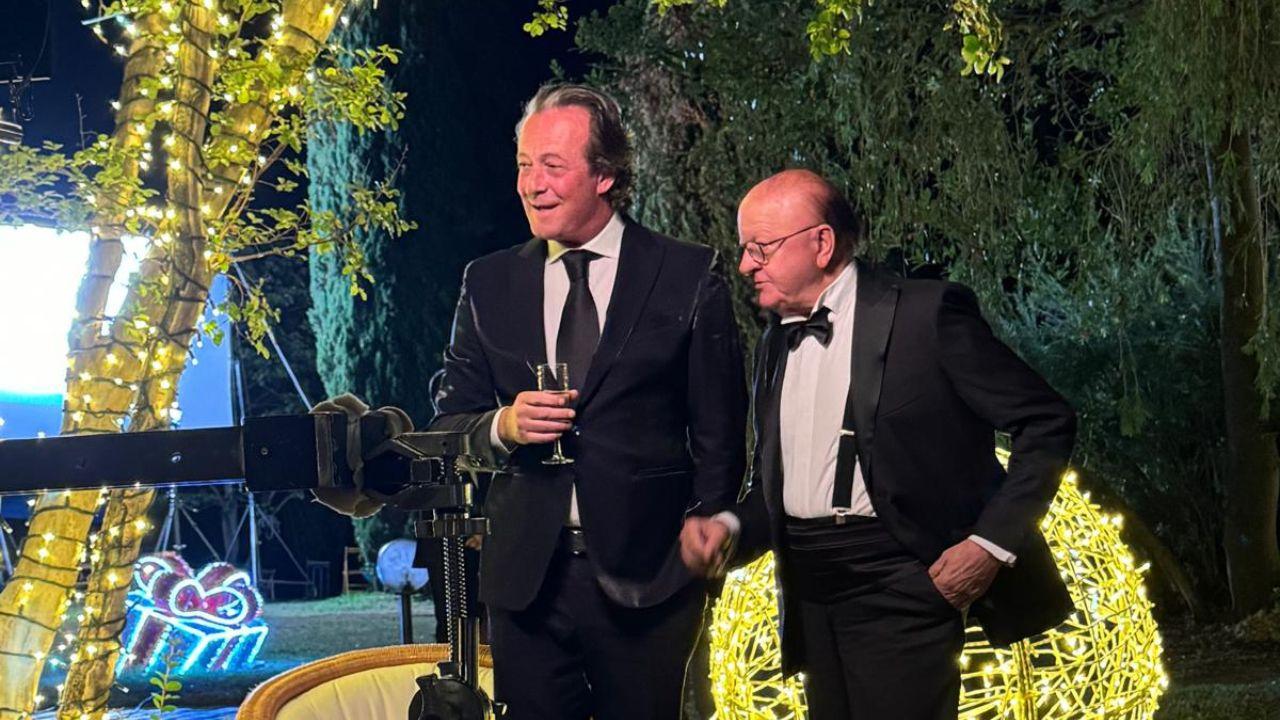
	Graziano Salvadori con Massimo Boldi

