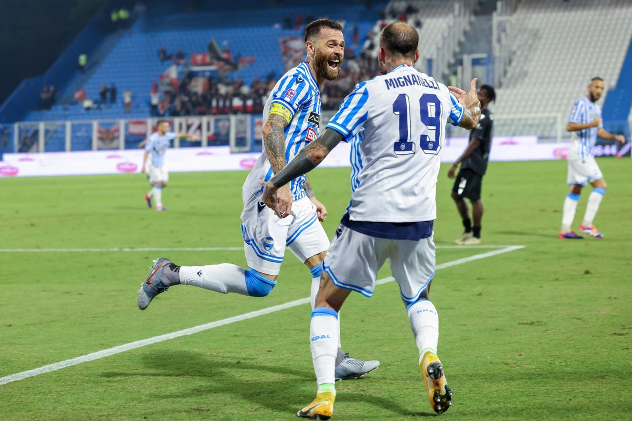 Spal-Carpi 2-1, la cronaca minuto per minuto