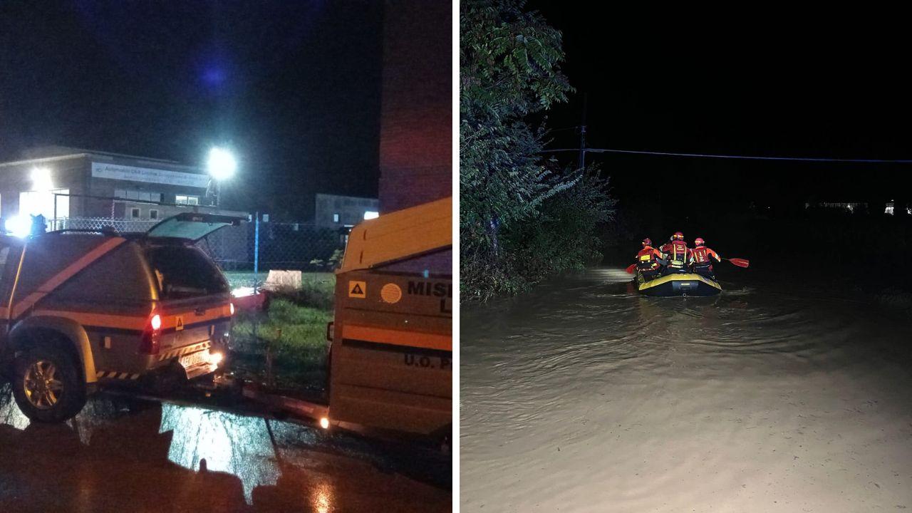 Maltempo nel livornese, esondano diversi torrenti nella notte per le piogge: persone evacuate e danni alle scuole