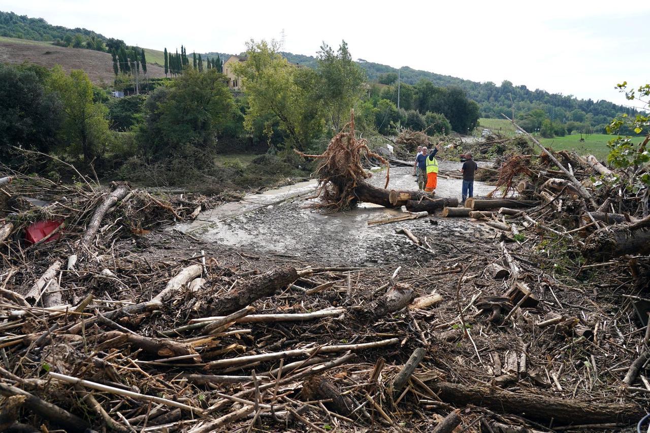 
	I danni del maltempo in Toscana (Foto Silvi)

