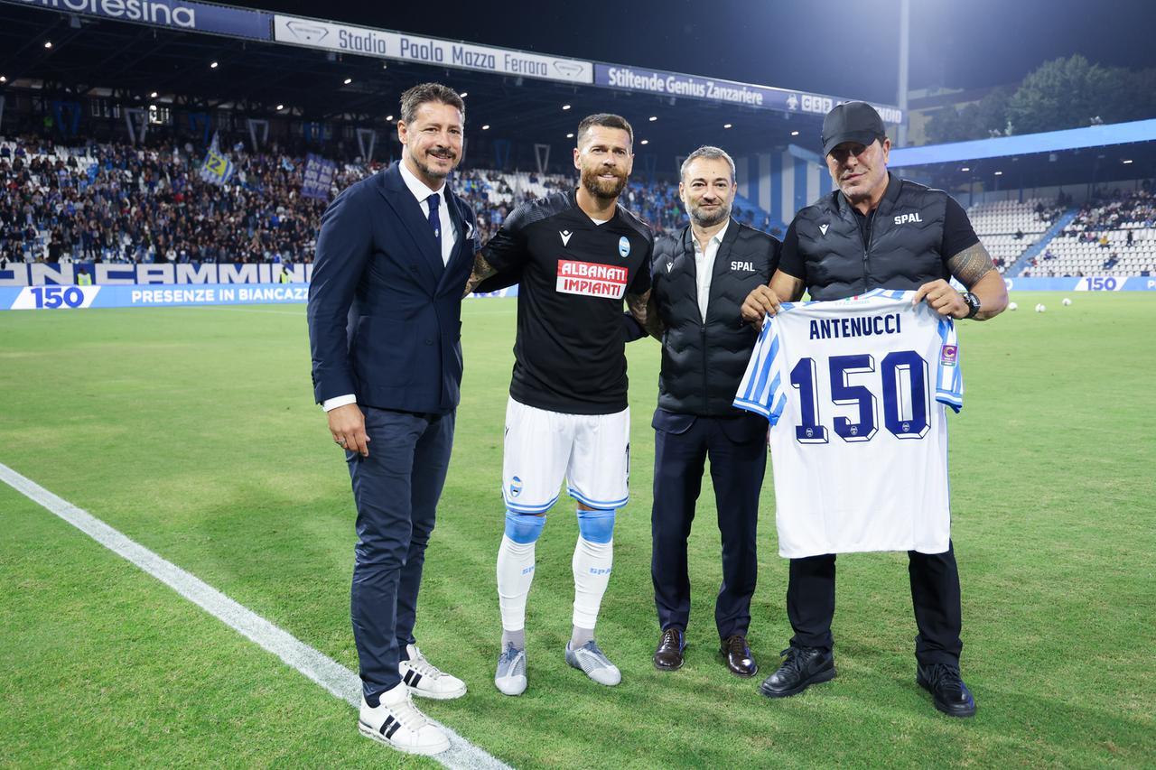 Tacopina torna a Ferrara, premio alle 150 volte di Ante7