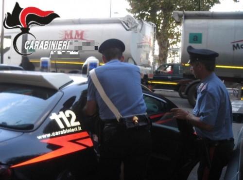 
	Un intervento dei carabinieri (foto di archivio)

