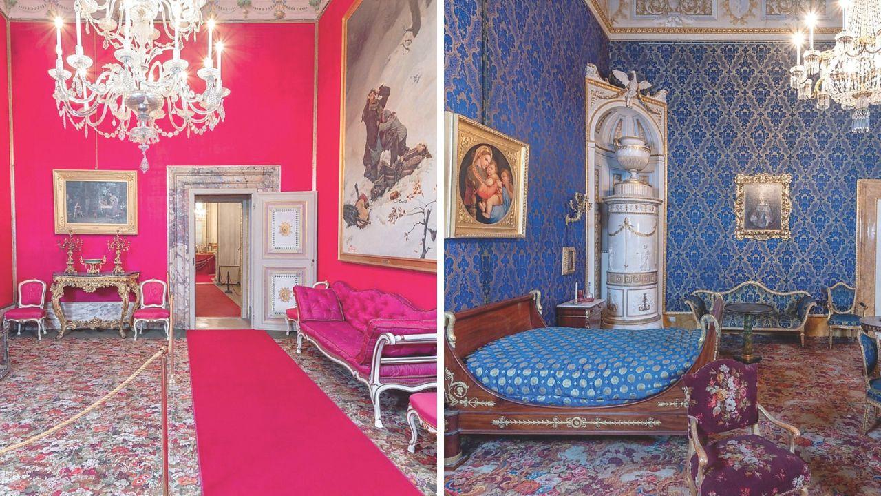 I particolari di due stanze 