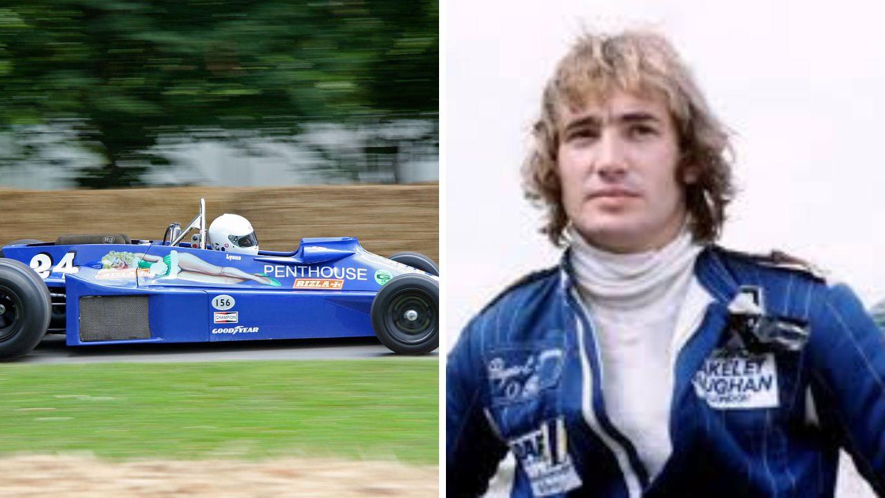 Rupert Keegan nei suoi anni d’oro da pilota di F1 e la Penthouse Rizla Racing
