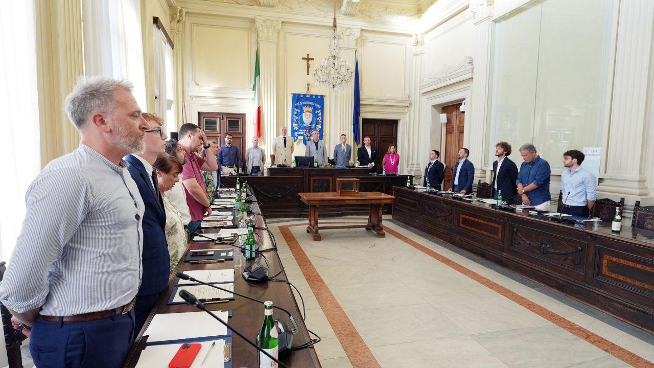 Una seduta del consiglio comunale (foto Nucci)