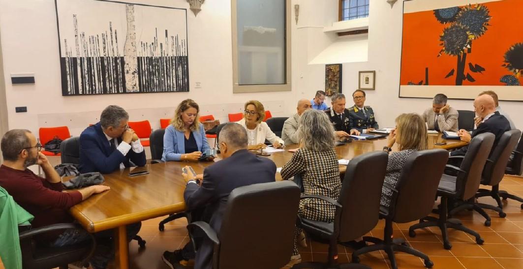 
	La riunione del Comitato per la sicurezza e l'ordine pubblico in Prefettura

