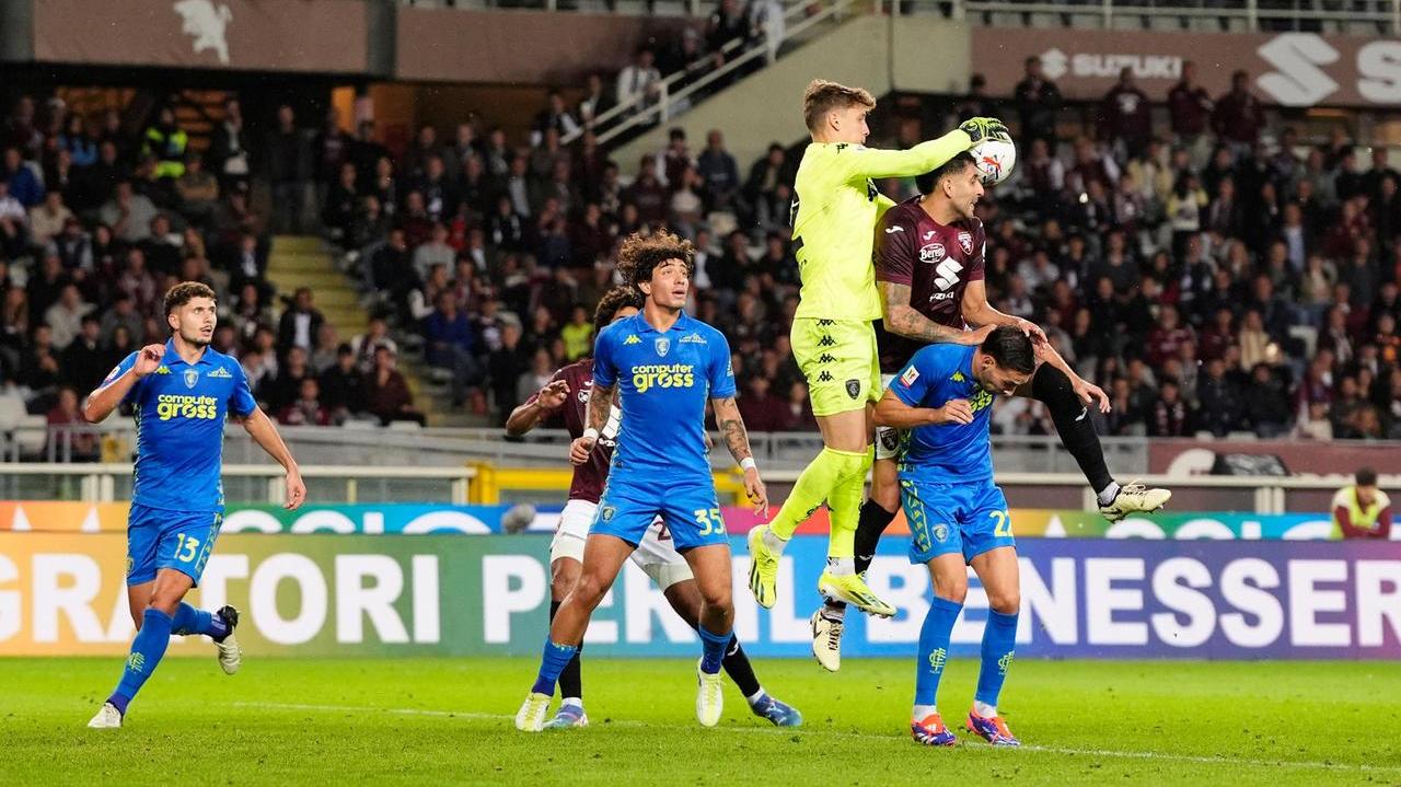 Jacopo Seghetti contro il Torino