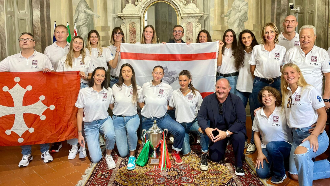 
	La squadra della Fgl-Zuma Pallavolo Castelfranco presentata ieri a Firenze

