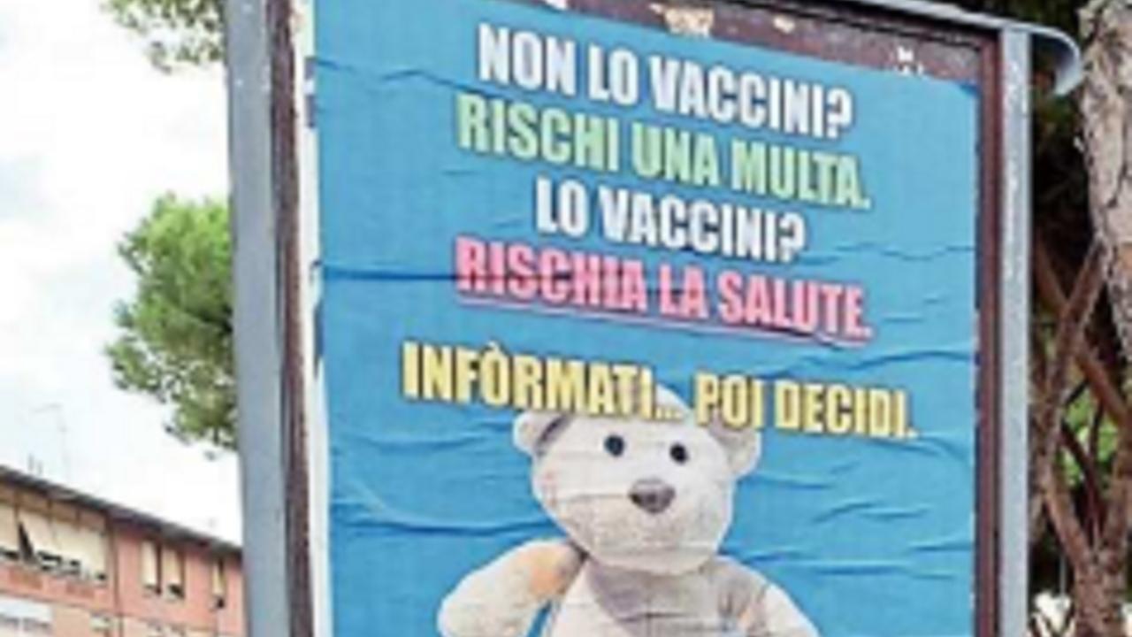 Un manifesto affisso