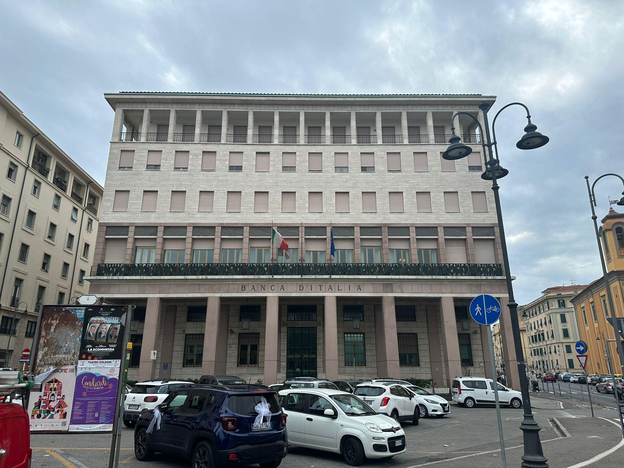 La sede livornese di Banca d'Italia
