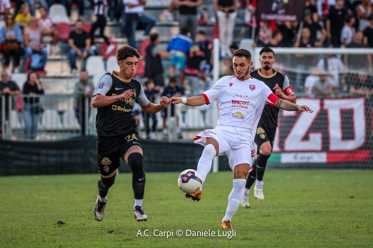 Il Carpi viene rimontato due volte, con l’Ascoli finisce 2-2