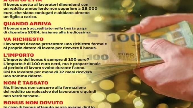 Bonus Natale, 100 euro in busta con la tredicesima: ecco a chi spetta