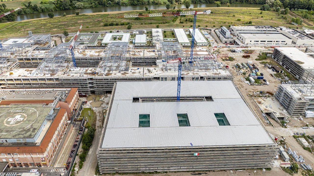 
	Uno dei nuovi edifici in costruzione (foto Teta/Muzzi)

