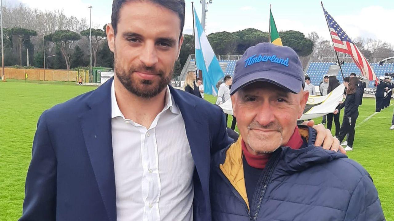 Antonio «Toniolo» Bongiorni classe 1947 responsabile del settore giovanile, a destra