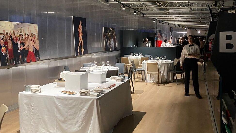 A cena da vip al palaBigi