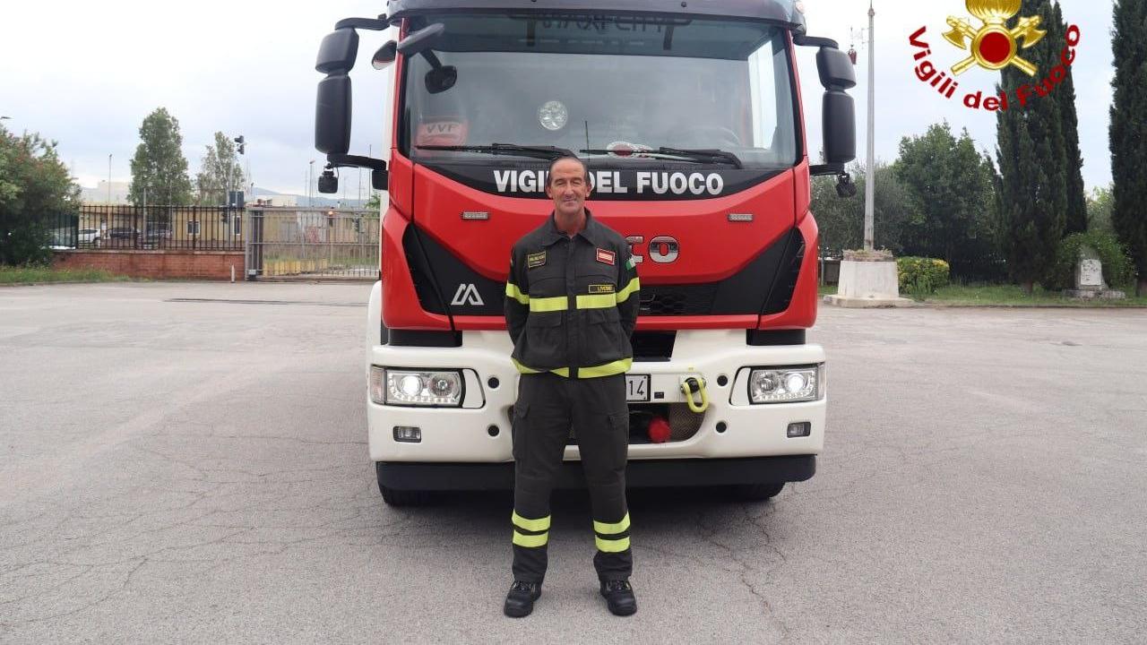 Il caporeparto Fabio Aquilini