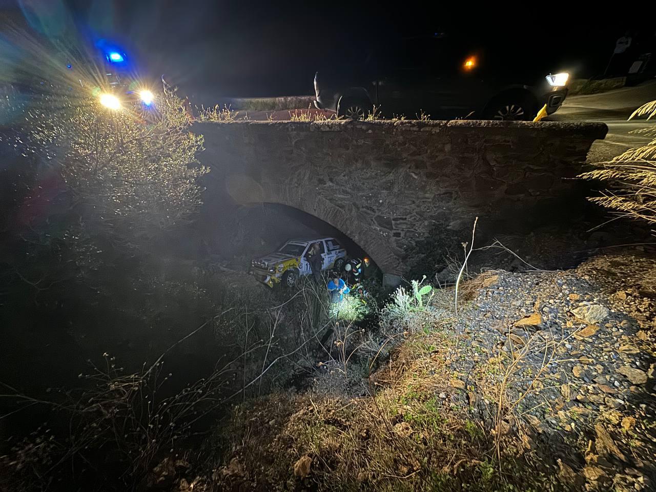 
	L'auto finita fuori strada

